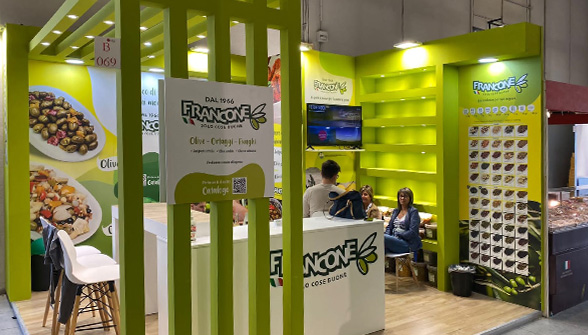 Progettazione stand cibus 2022 Parma